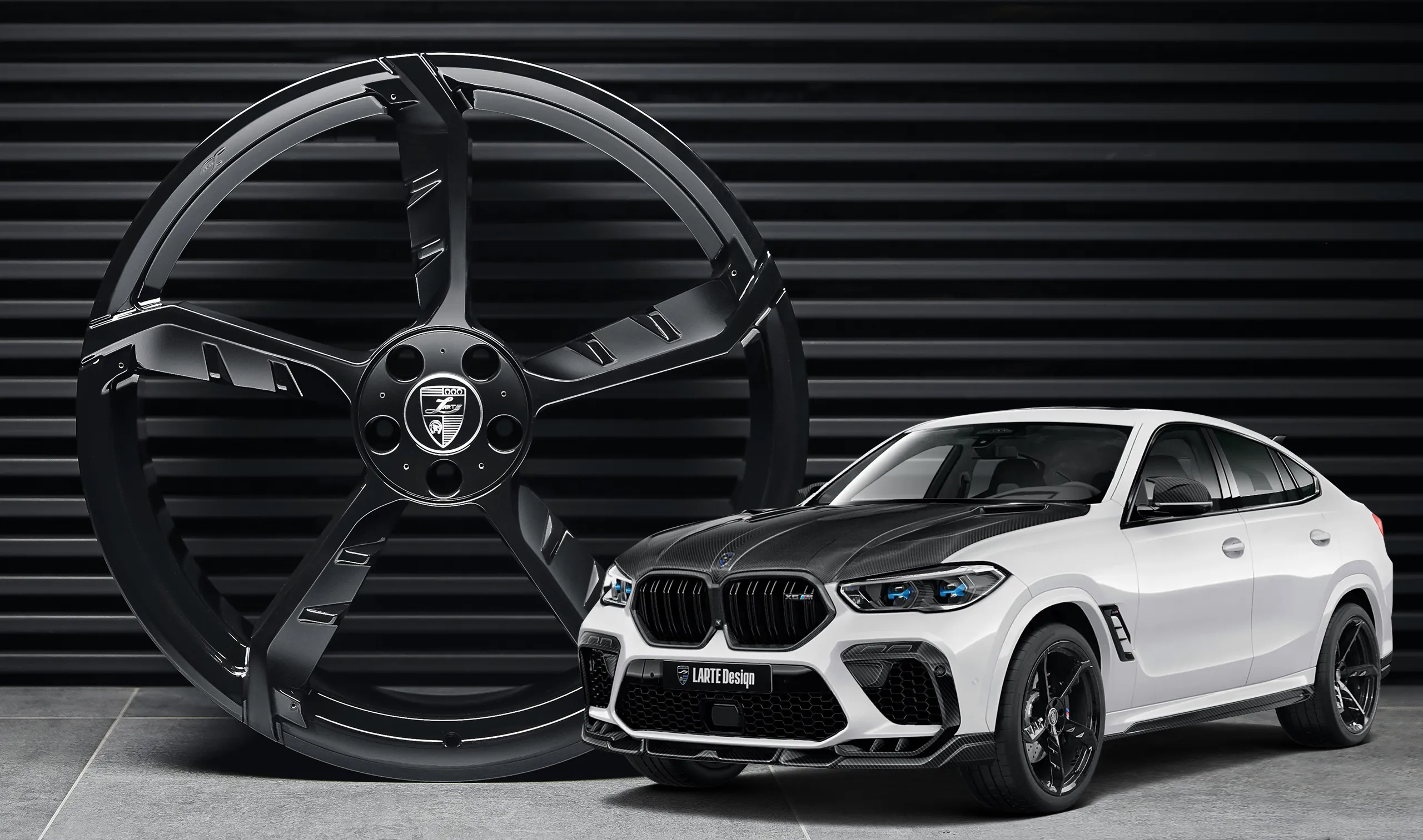 Forged rims upgrade for your SUV BMW X6M F96 Competition from LARTE Design