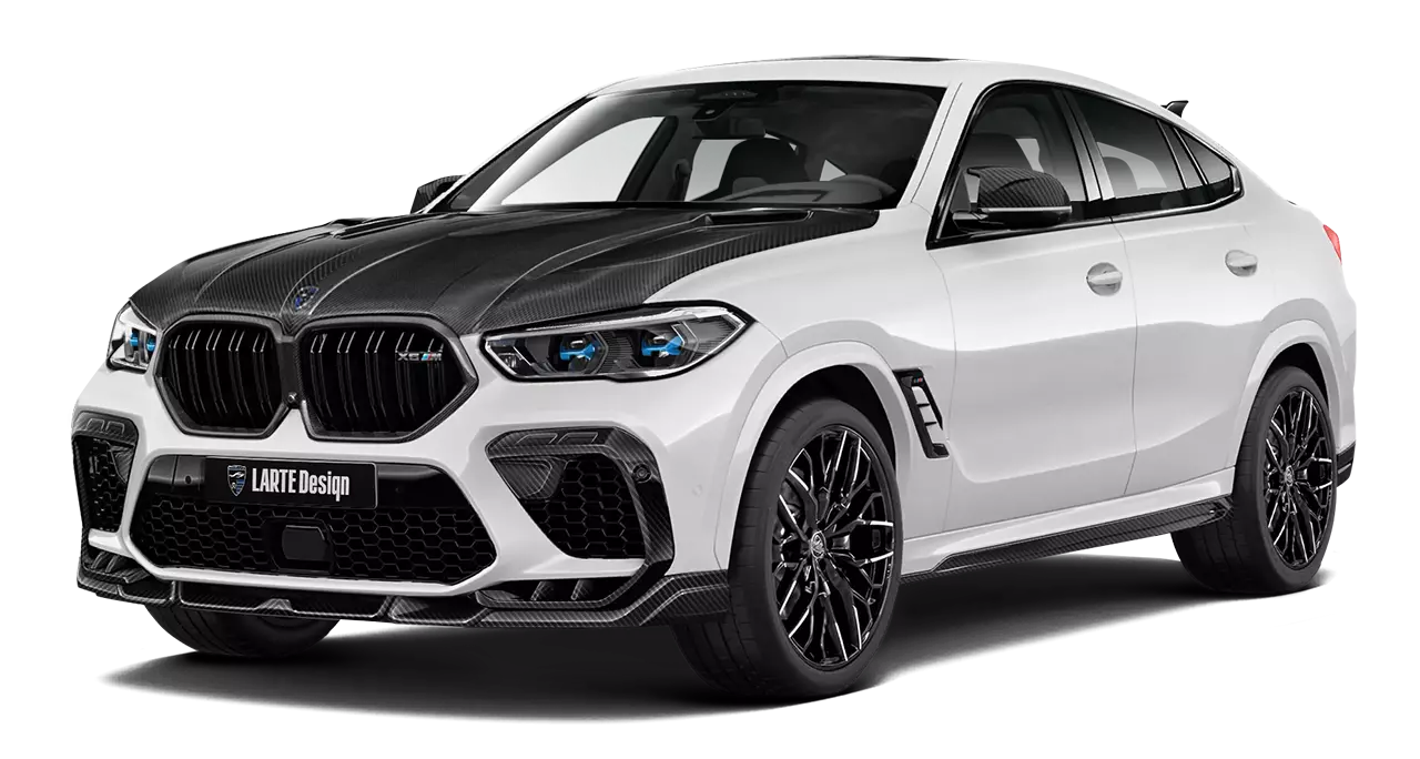 BMW X6M F96 front look for Premium body kit option