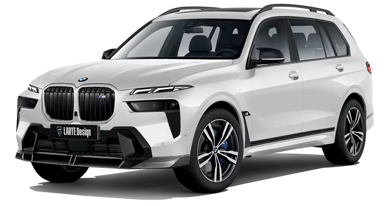 BMW X7 G07 front look for Elegance body kit option
