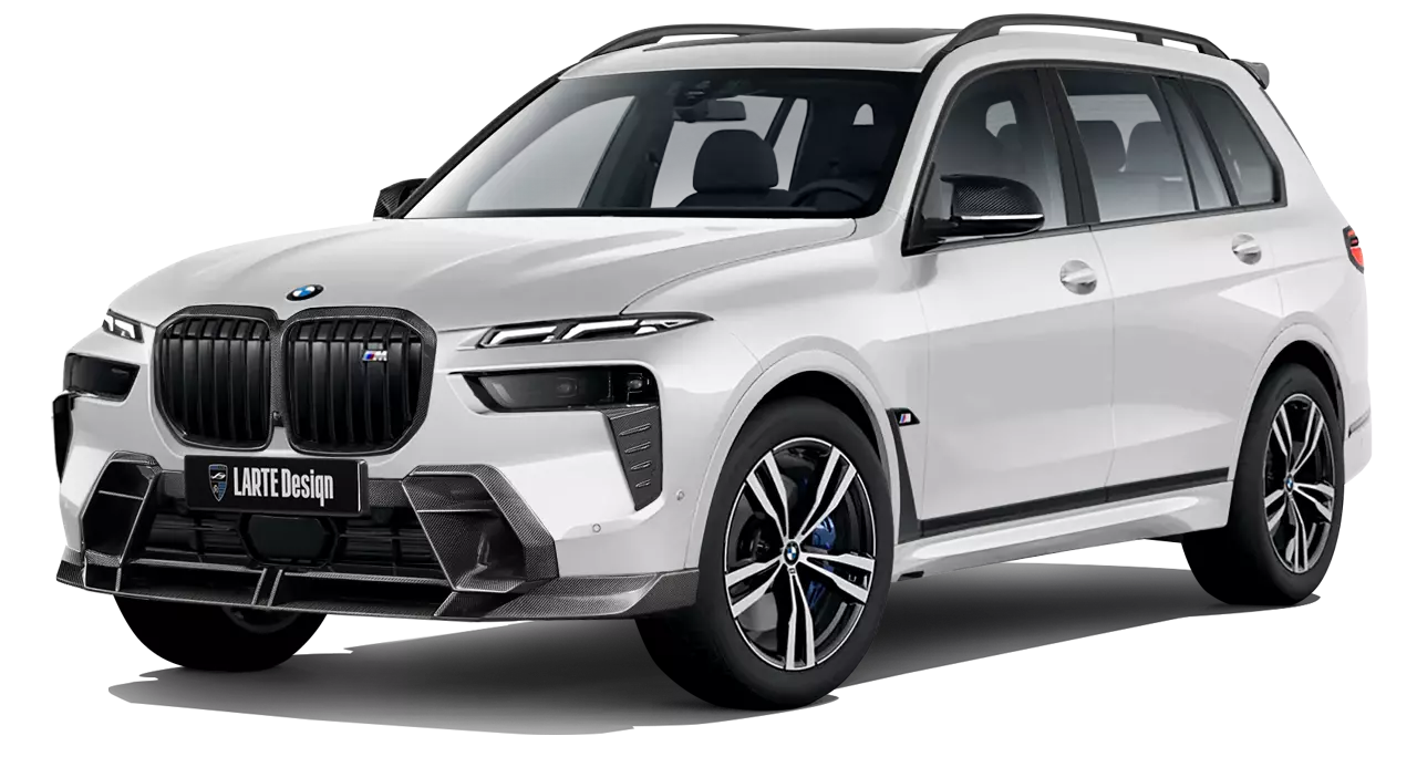 BMW X7 G07 front look for Exclusive body kit option