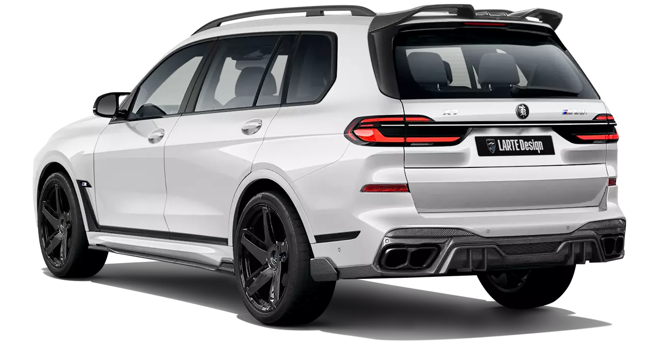 BMW X7 G07 rear look for Premium body kit option