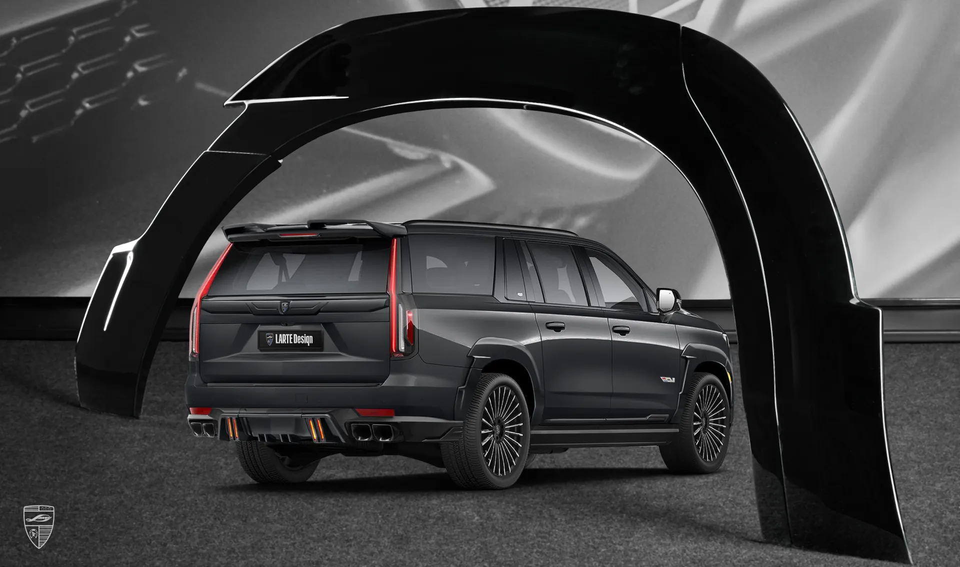Fenders for your Cadillac Escalade V-ESV in new conversion kit Fenders for your Cadillac Escalade V-ESV in a conversion kit from LARTE Design