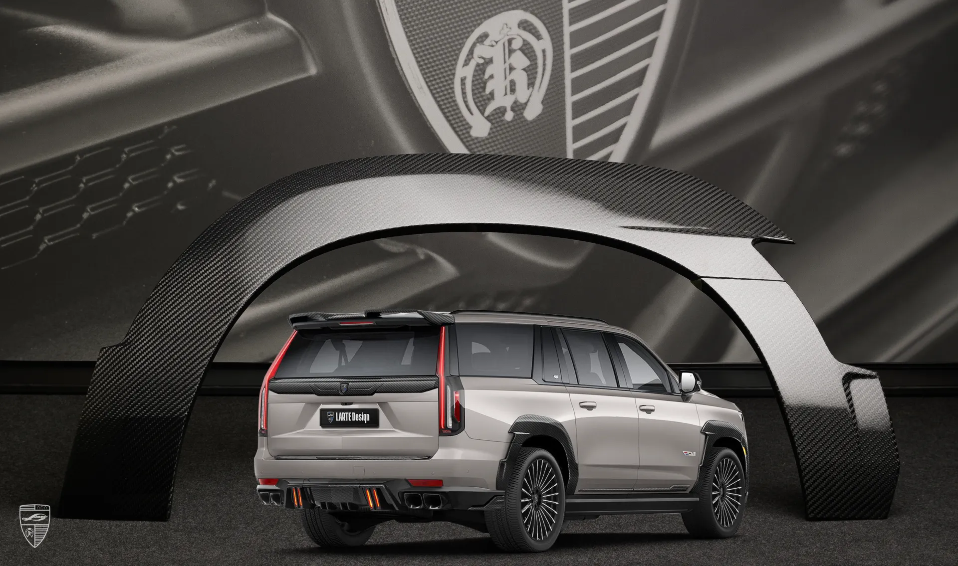 Hood for your Cadillac Escalade V-ESV in the appearance package by LARTE Design