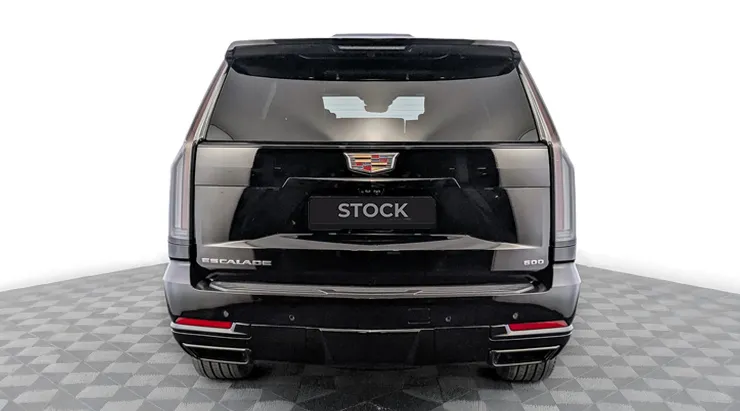 Rückansicht eines Cadillac Escalade 600 mit einem Karosserie-Kit für ein individuelles Erscheinungsbild