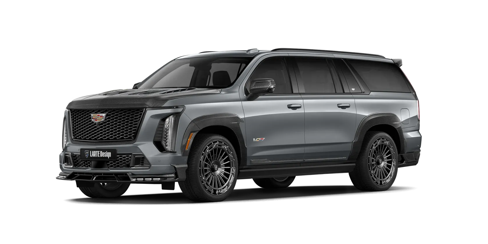 Cadillac Escalade‑V ESV Facelift Body Kit showing flagship American luxury SUV styling.