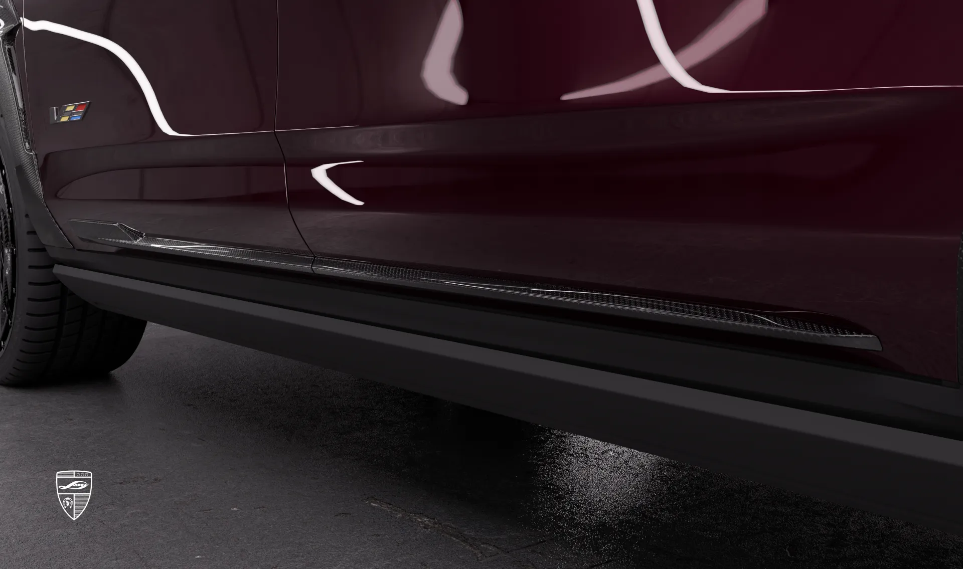 Türleisten für Ihren Cadillac V-ESV Facelift im Umrüstkit von LARTE Design