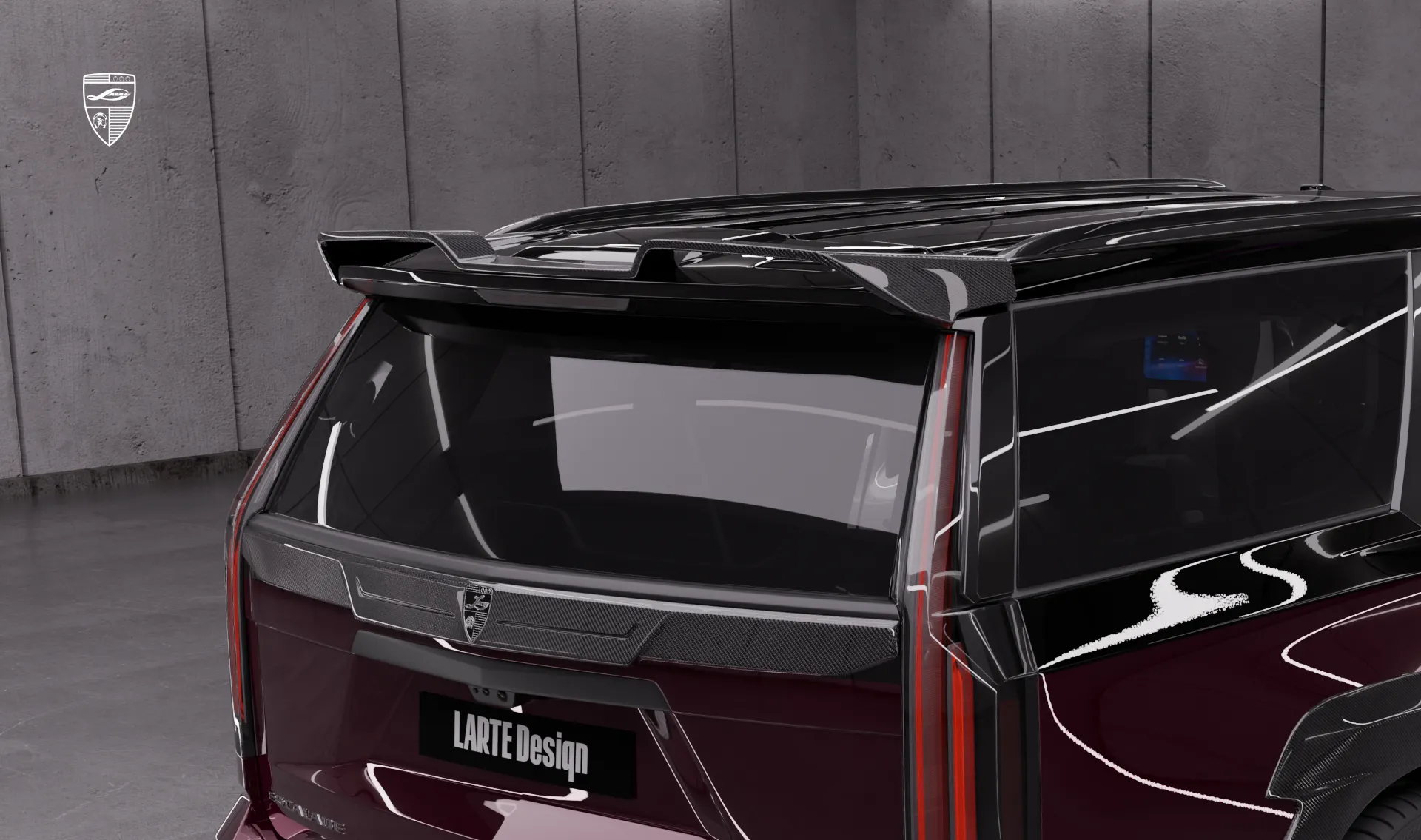 Dachspoiler Upgrade für Ihren SUV Cadillac Escalade V-ESV Facelift von LARTE Design