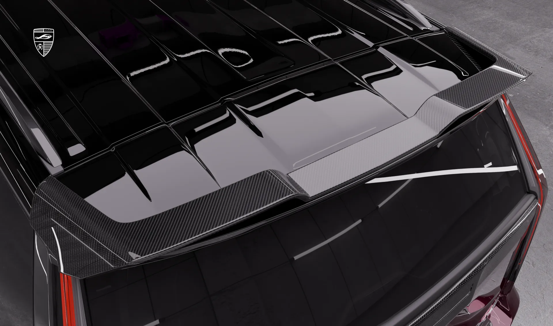 Dachspoiler Upgrade für den Luxuswagen Cadillac Escalade V-ESV Facelift von LARTE Design