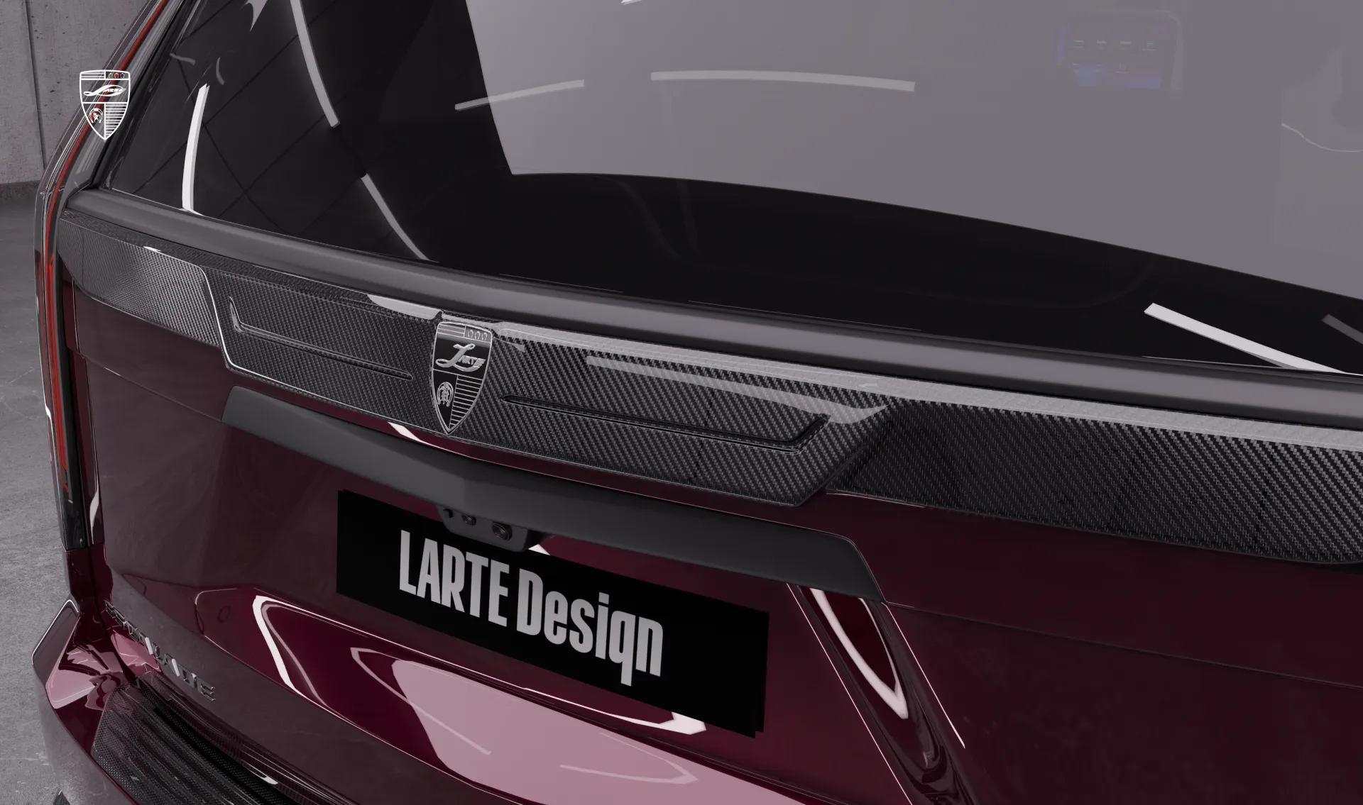 Heckklappenleiste Upgrade für Ihren SUV Cadillac Escalade V-ESV Facelift von LARTE Design