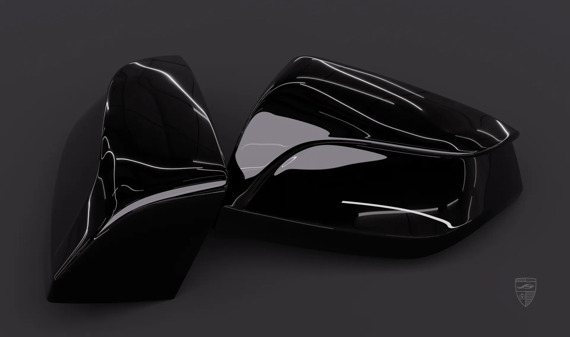 Spiegelkappen Upgrade für das Familienauto Cadillac V-ESV Facelift von LARTE Design