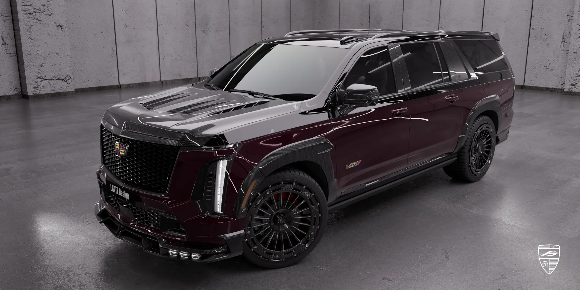Cadillac Escalade‑V ESV Facelift‑Karosserieset als Symbol amerikanischer Automobil‑Prestige