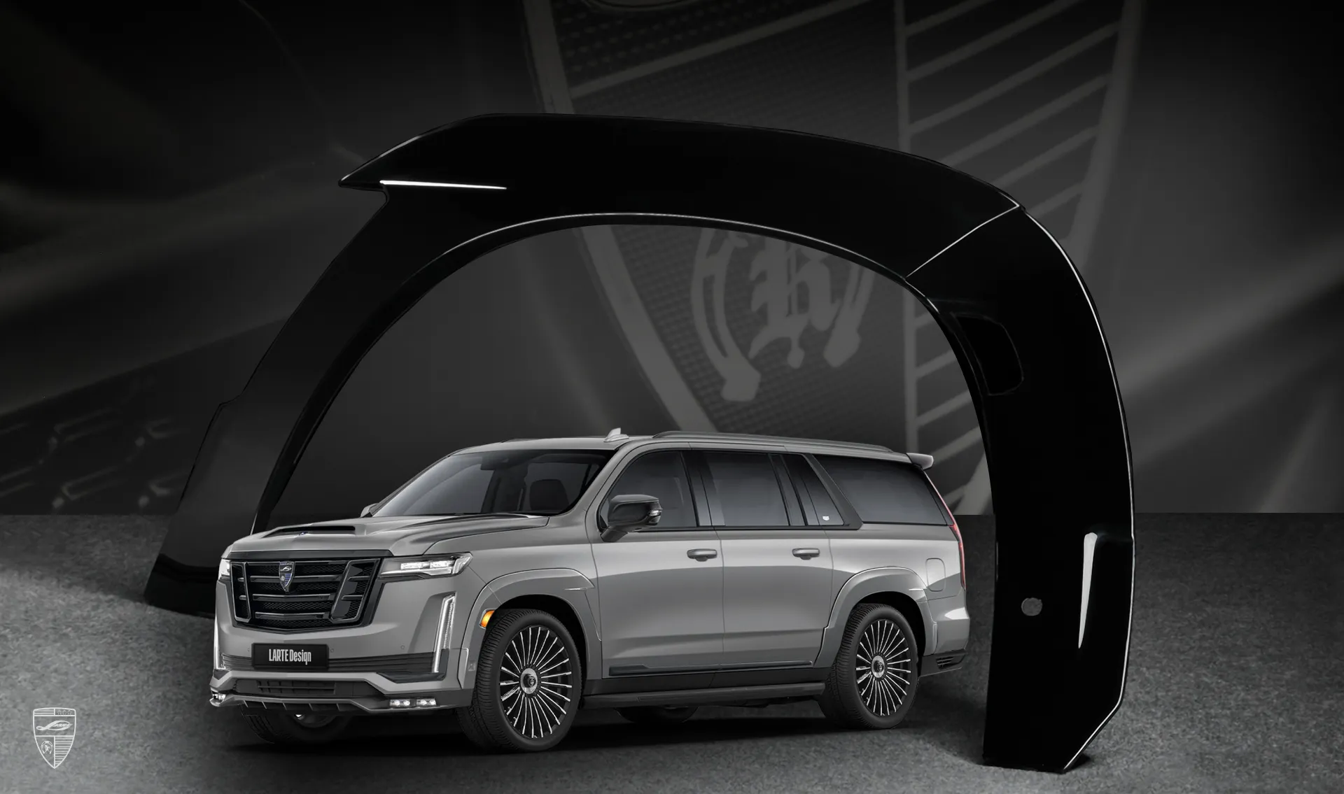 Kotflügelverbreiterungen vorne Upgrade für Ihren SUV Cadillac Escalade ESV GMT 1XX von LARTE Design
