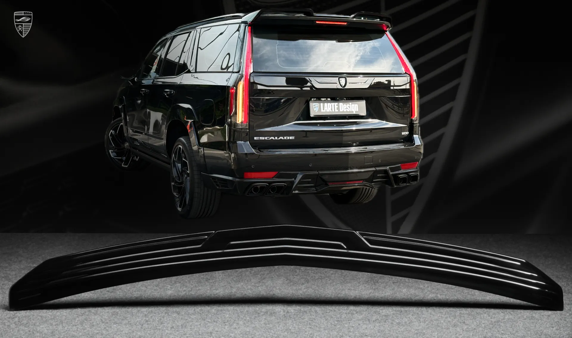 Heckstoßstangen-Überzug für Ihren Cadillac Escalade ESV GMT 1XX im Erscheinungspaket von LARTE Design