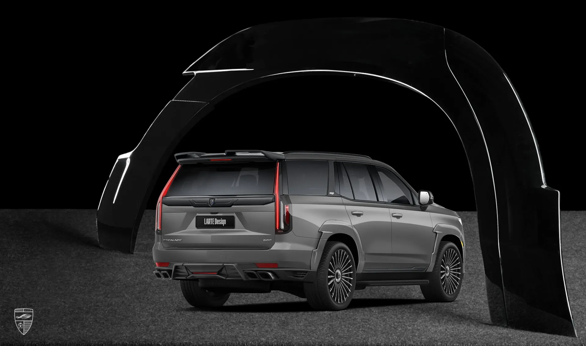 Kotflügelverbreiterungen hinten Upgrade für das Familienauto Cadillac Escalade ESV GMT 1XX von LARTE Design
