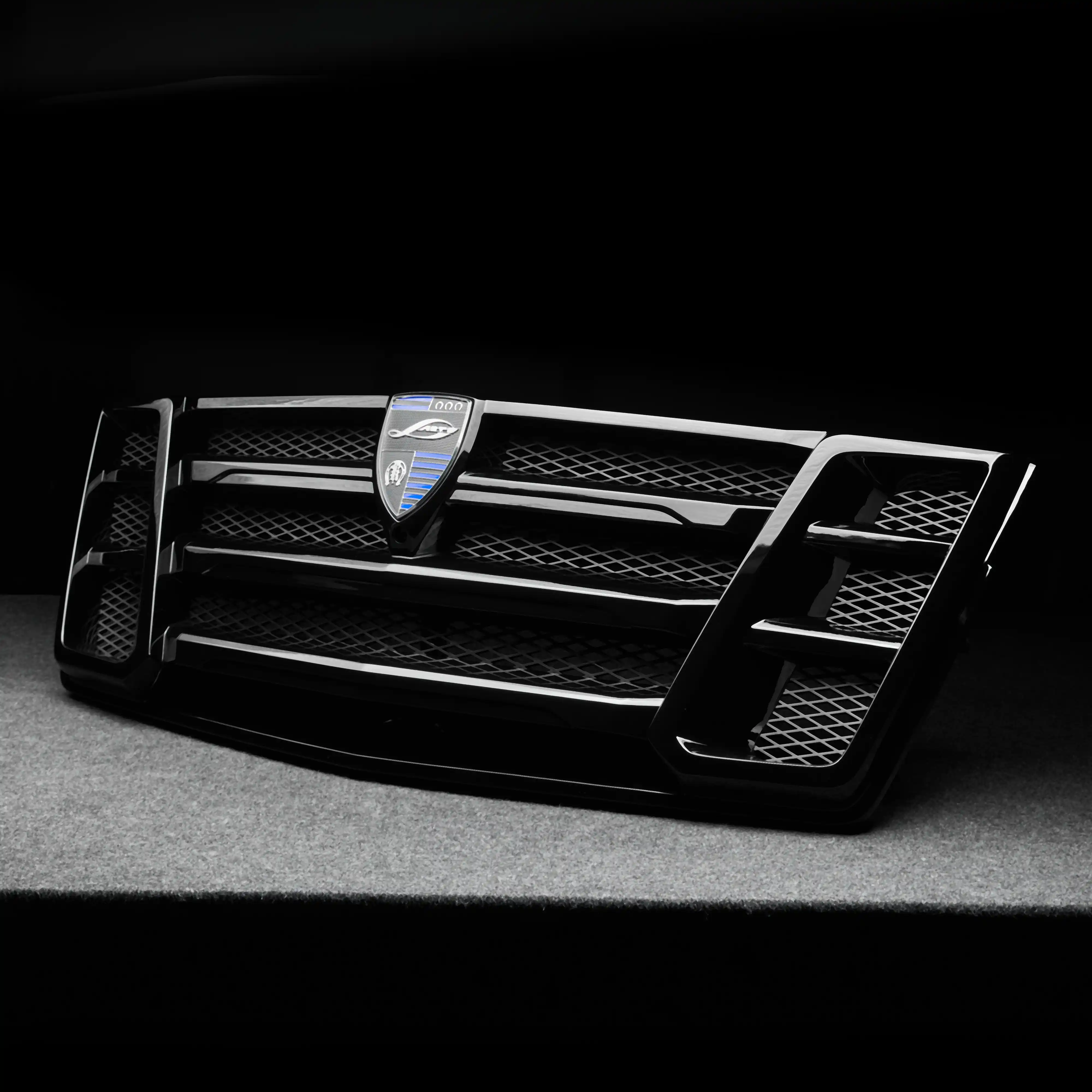 Custom Inserts of the front grille for Cadillac Escalade ESV GMT 1XX 6.2 AT ESV 6.2L V8 VVT DFM Petrol 420 hp engine
