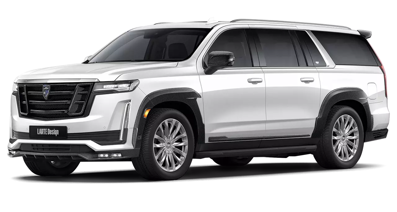 Cadillac Escalade front look for Exclusive body kit option