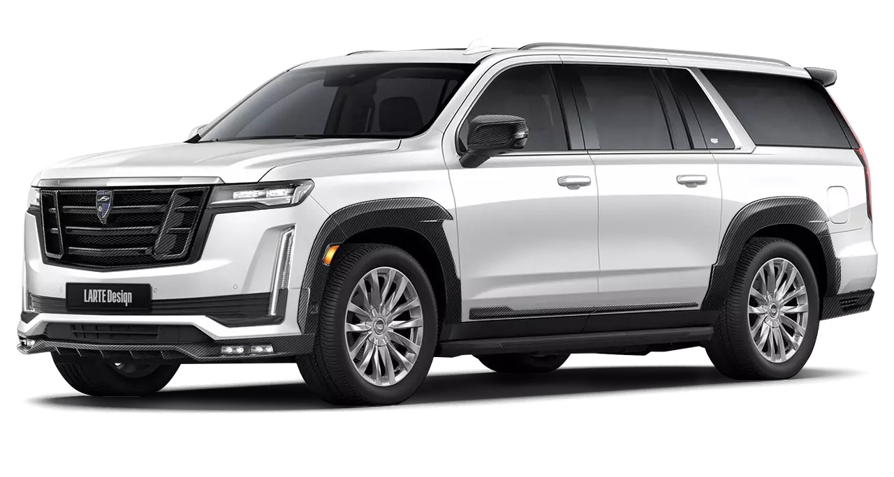 Silscvtt Gloss Black Upper Hood Trim Strip For 2015-2020 Cadillac Escalade ESV Grille