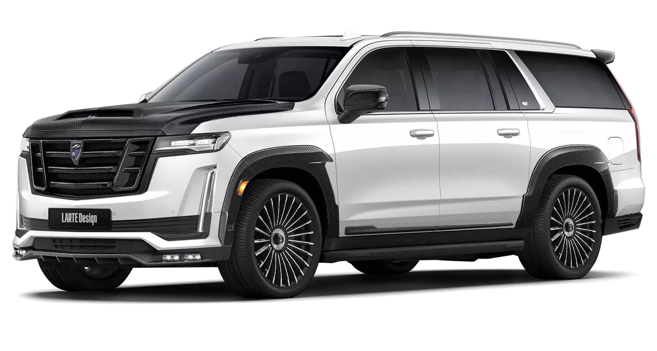 Cadillac Escalade front look for Premium body kit option