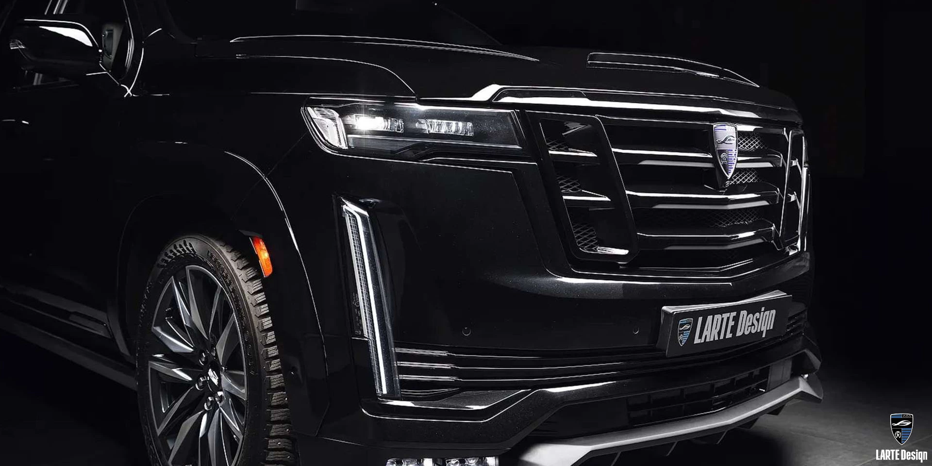 Kaufen Sie das Karosserie-Kit 2024 für den Cadillac Escalade GMT 1XX Sport Platinum Schwarz Rabe