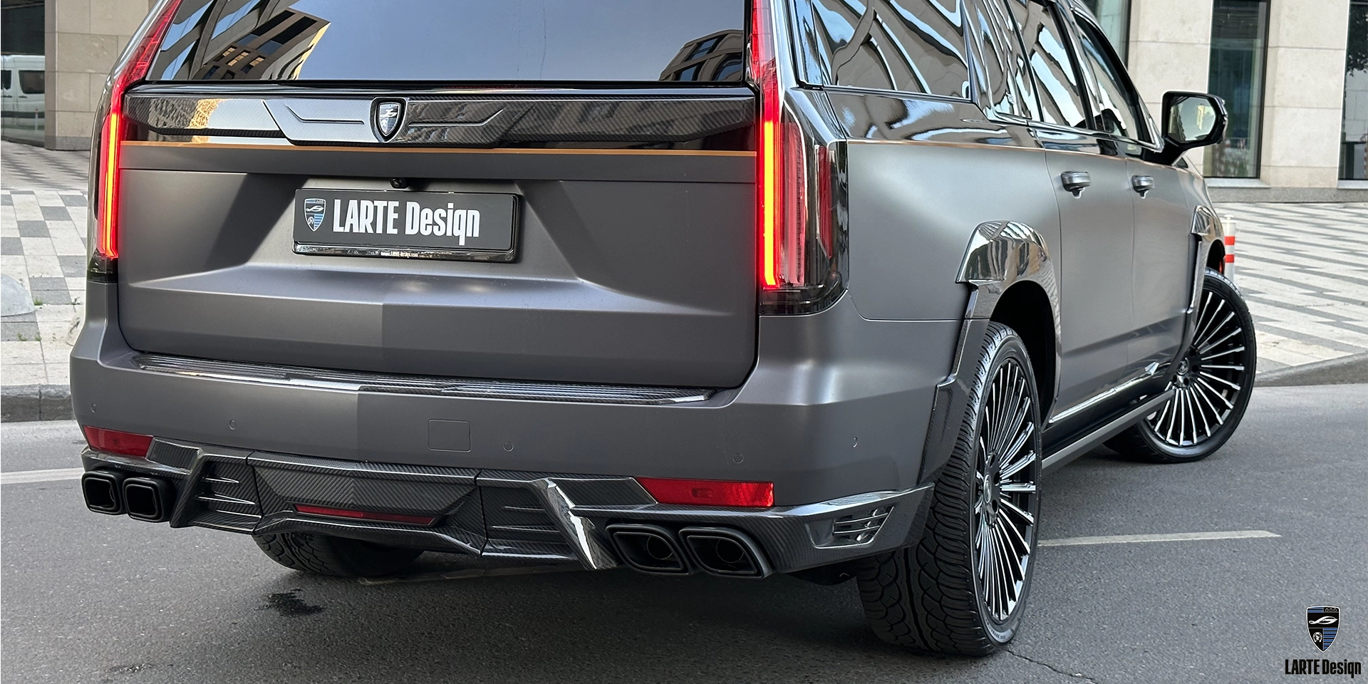 Order aerodynamic Addon diffuser for Cadillac Escalade GMT 1XX 6.2 AT Premium Luxury