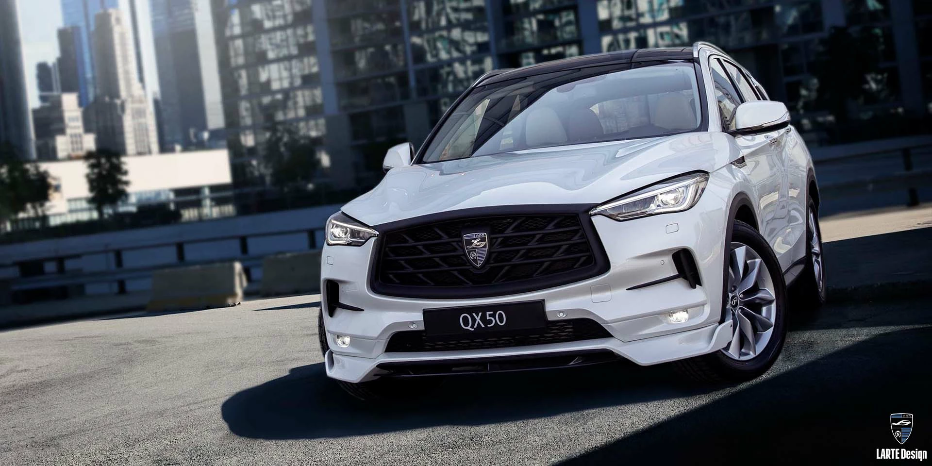 Kaufen Sie ein Karosserie-Kit für den Infiniti QX50 Luxury in STRAHLEND WEISS