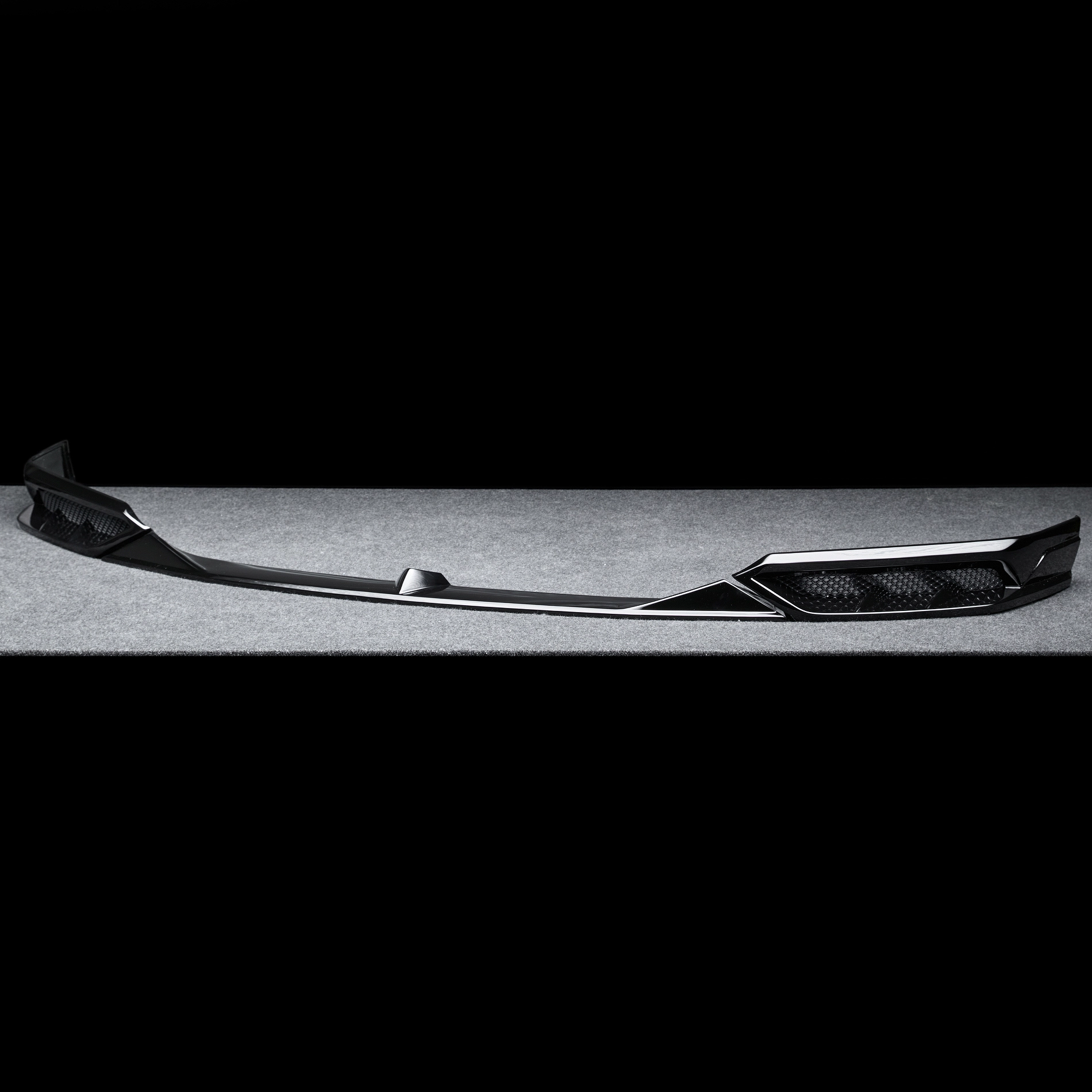 Exclusive glossy black Front lip for INFINITI QX55 Luxe /2022/2021/2023/2024/
