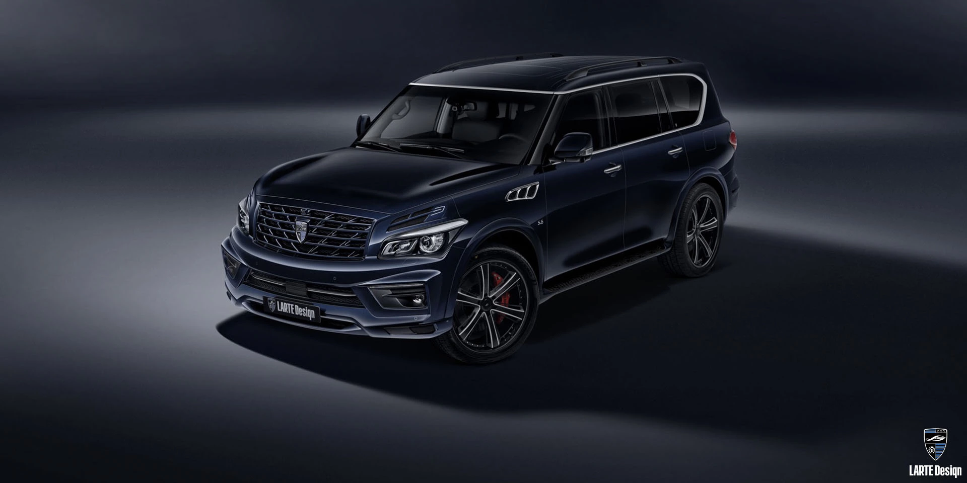 Custom body kit for INFINITI QX80 Premium select V8 Black