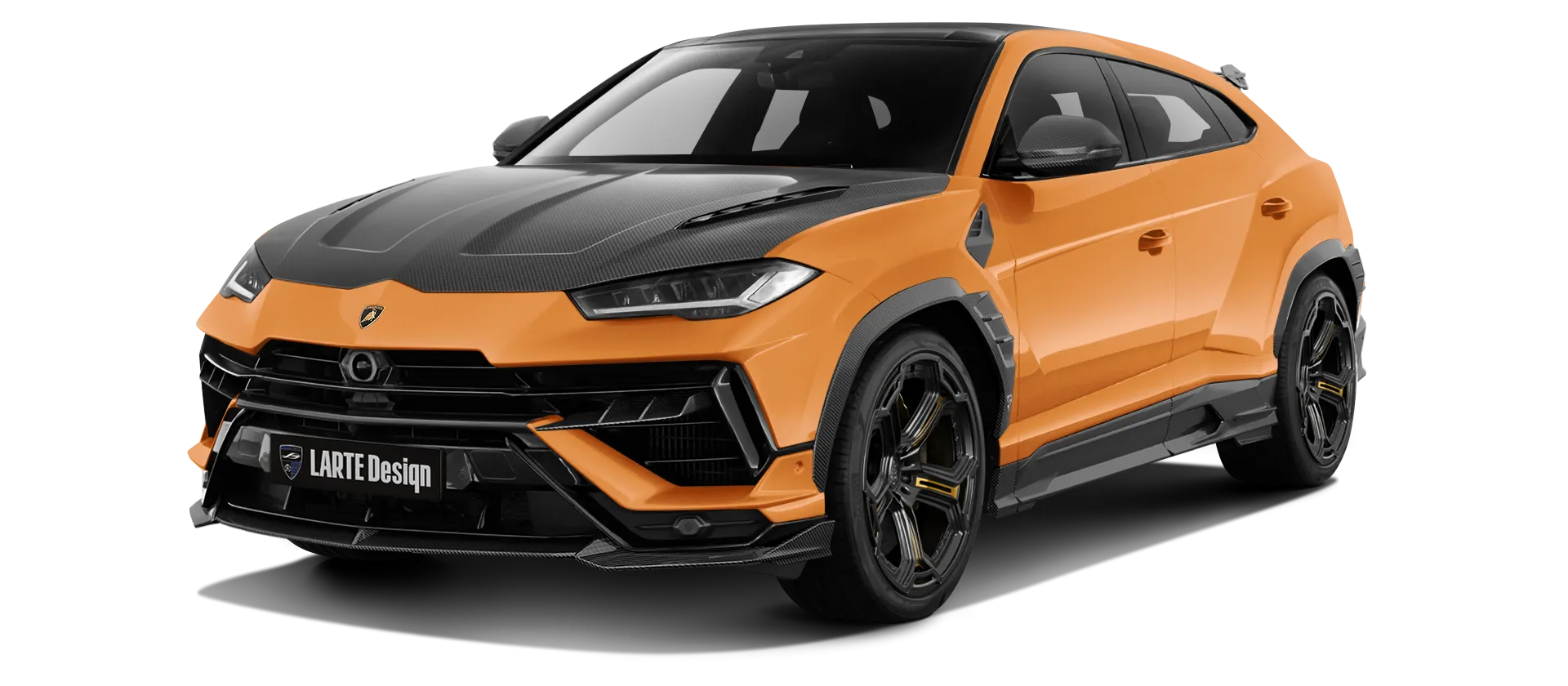 Lamborghini URUS S / Performante Karbon-Frontansicht in Aracio Argos Lamborghini URUS S / Performante mit Karbon-Karosserie-Kit: Frontansicht in Aracio Argos