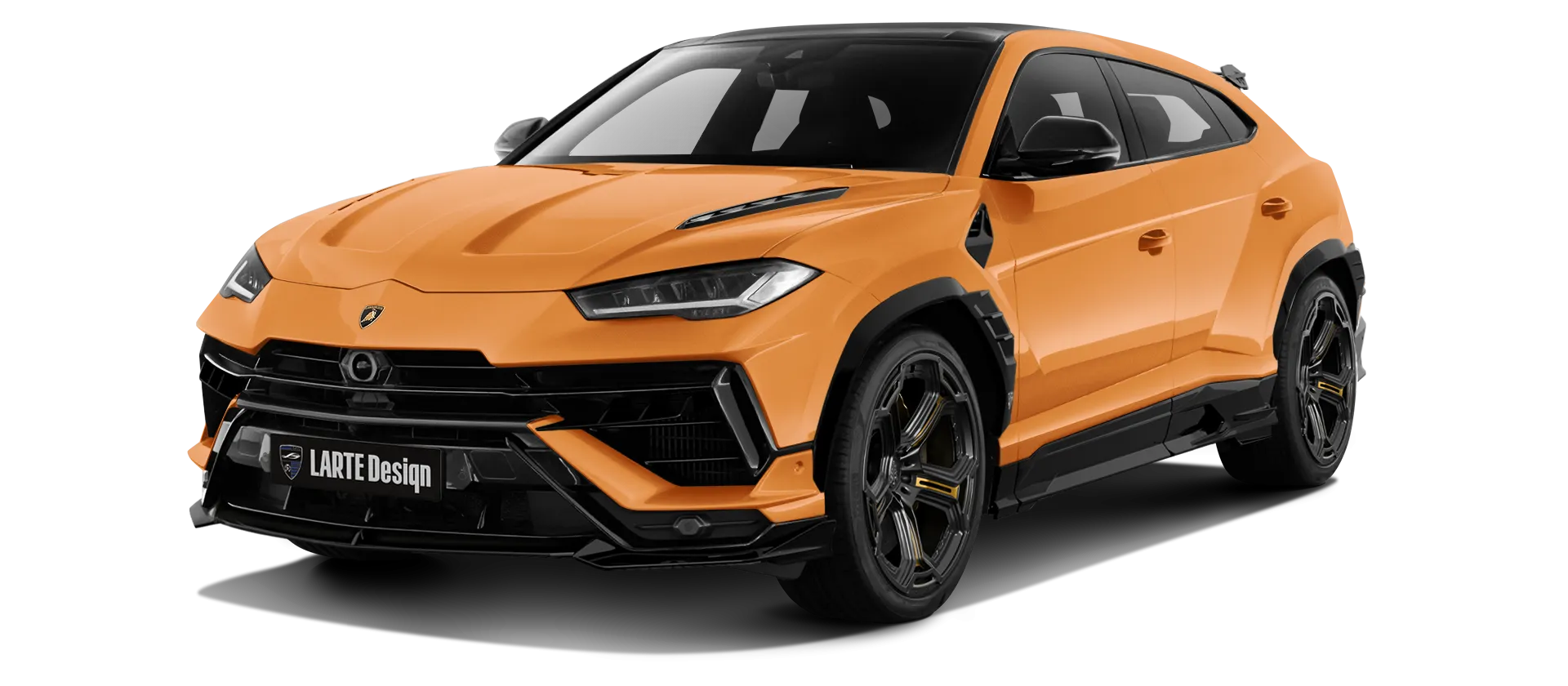 Lamborghini URUS S / Performante mit lackierte Frontansicht in Aracio Argos Lamborghini URUS S / Performante mit lackiertem Karosserie-Kit: Frontansicht in Aracio Argos