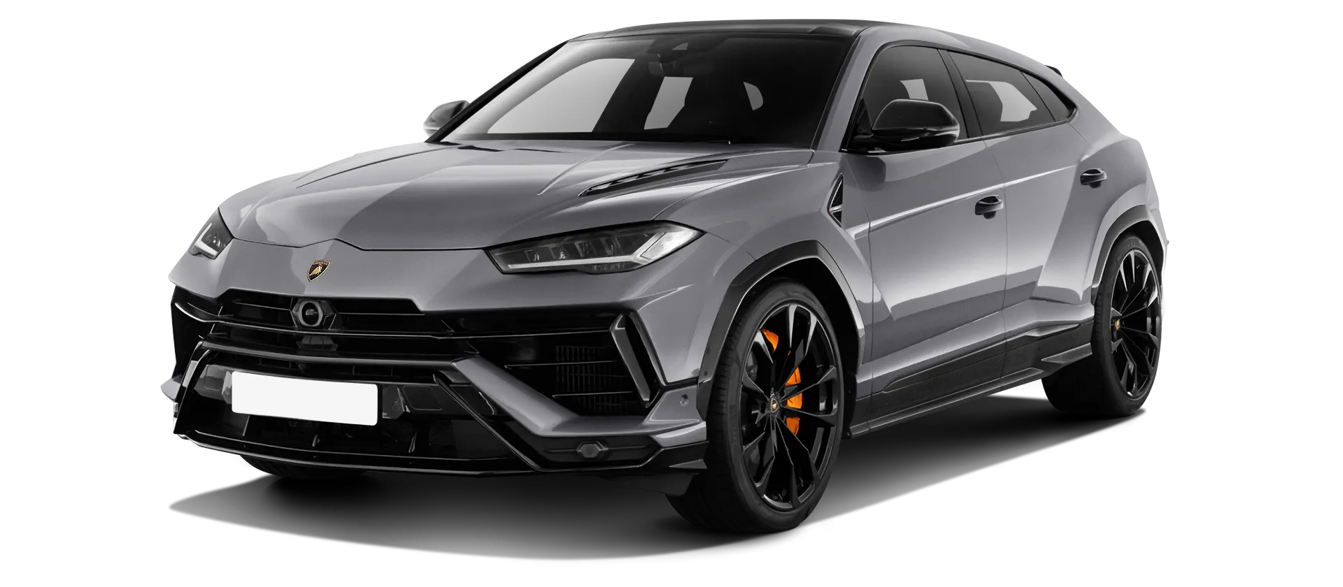 Lamborghini URUS S / Performante serienmäßige Frontansicht in Grigio Keres Lamborghini URUS S / Performante serienmäßige Frontansicht in Grigio Keres Farbe