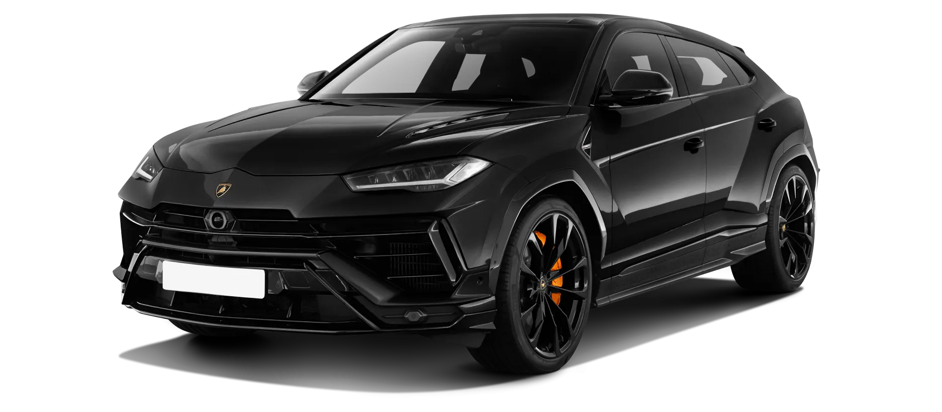 Lamborghini URUS S / Performante serienmäßige Frontansicht in Nero Helene Lamborghini URUS S / Performante serienmäßige Frontansicht in Nero Helene Farbe