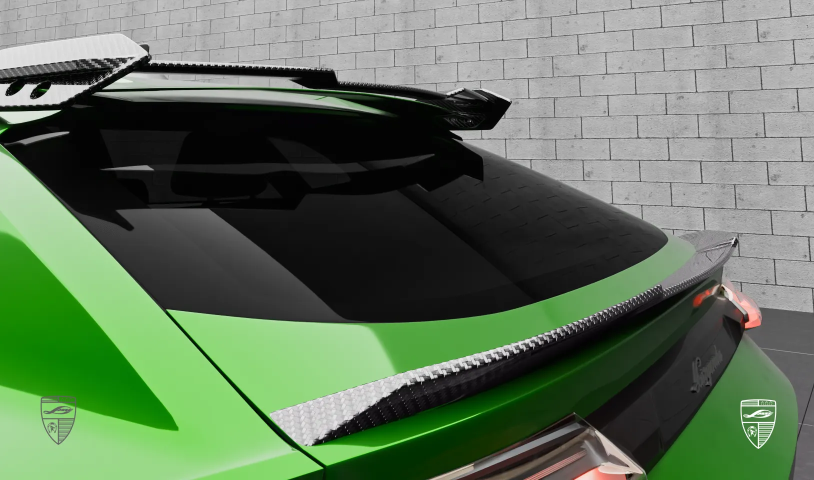 Carbonfaser-Heckspoiler Upgrade für Ihren SUV Lamborghini URUS S / Performante Carbonfaser-Heckspoiler Upgrade für Ihren SUV Lamborghini URUS S / Performante von LARTE Design