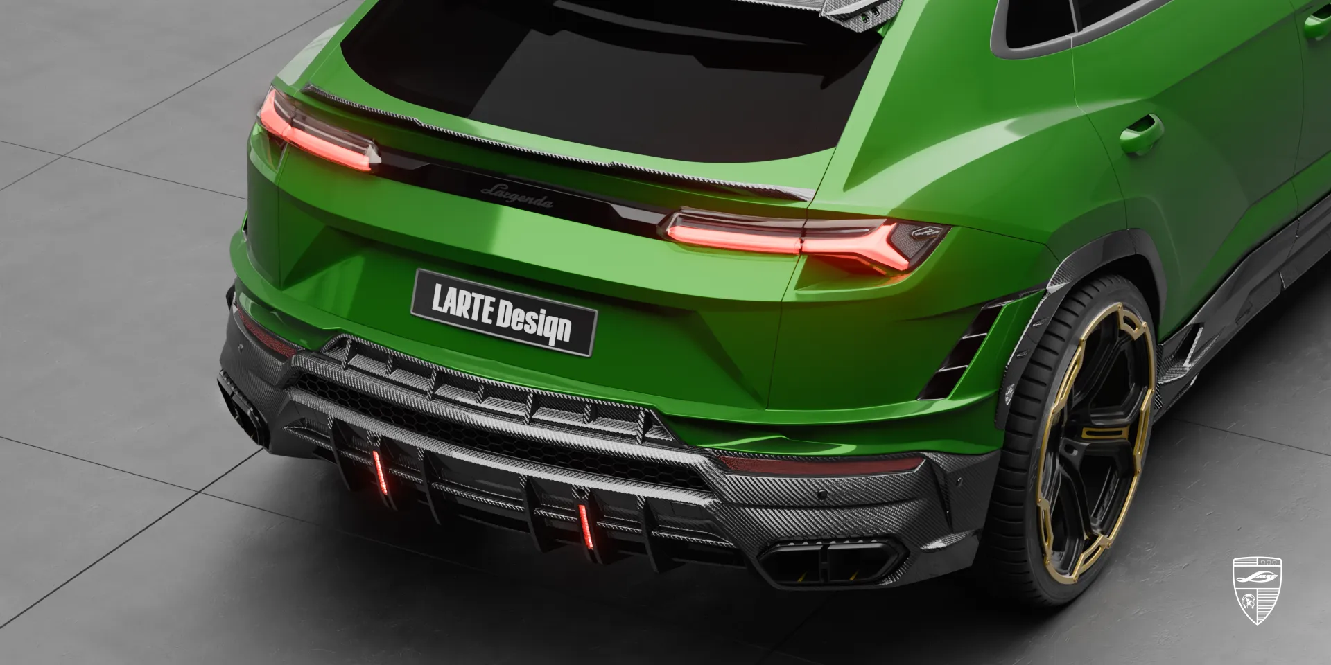 Aggressiver Lamborghini URUS S / Performante mit Carbon-Line Aggressiver Lamborghini URUS S / Performante Coupé‑SUV mit skulptiertem Carbon‑Design
