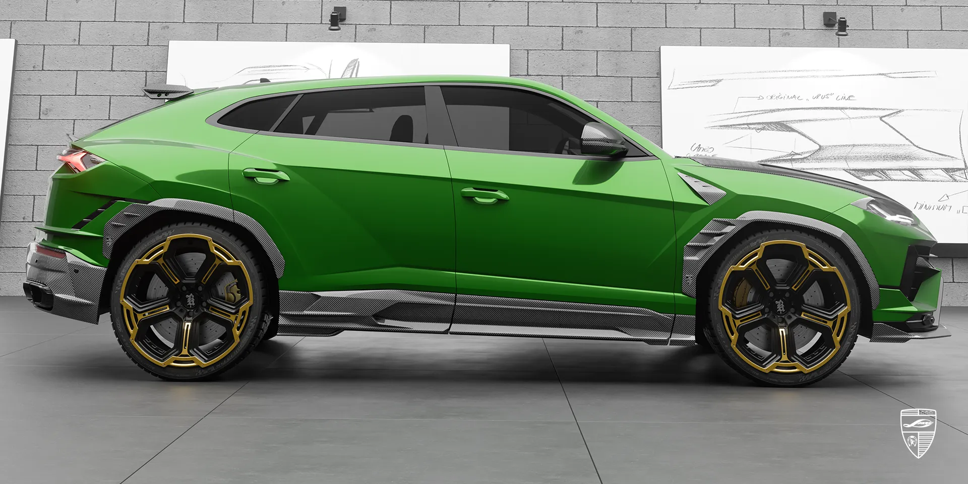 Exotischer Lamborghini URUS S mit brutaler Widebody-Optik Exotischer Lamborghini URUS S Facelift mit brutalem Widebody‑Look