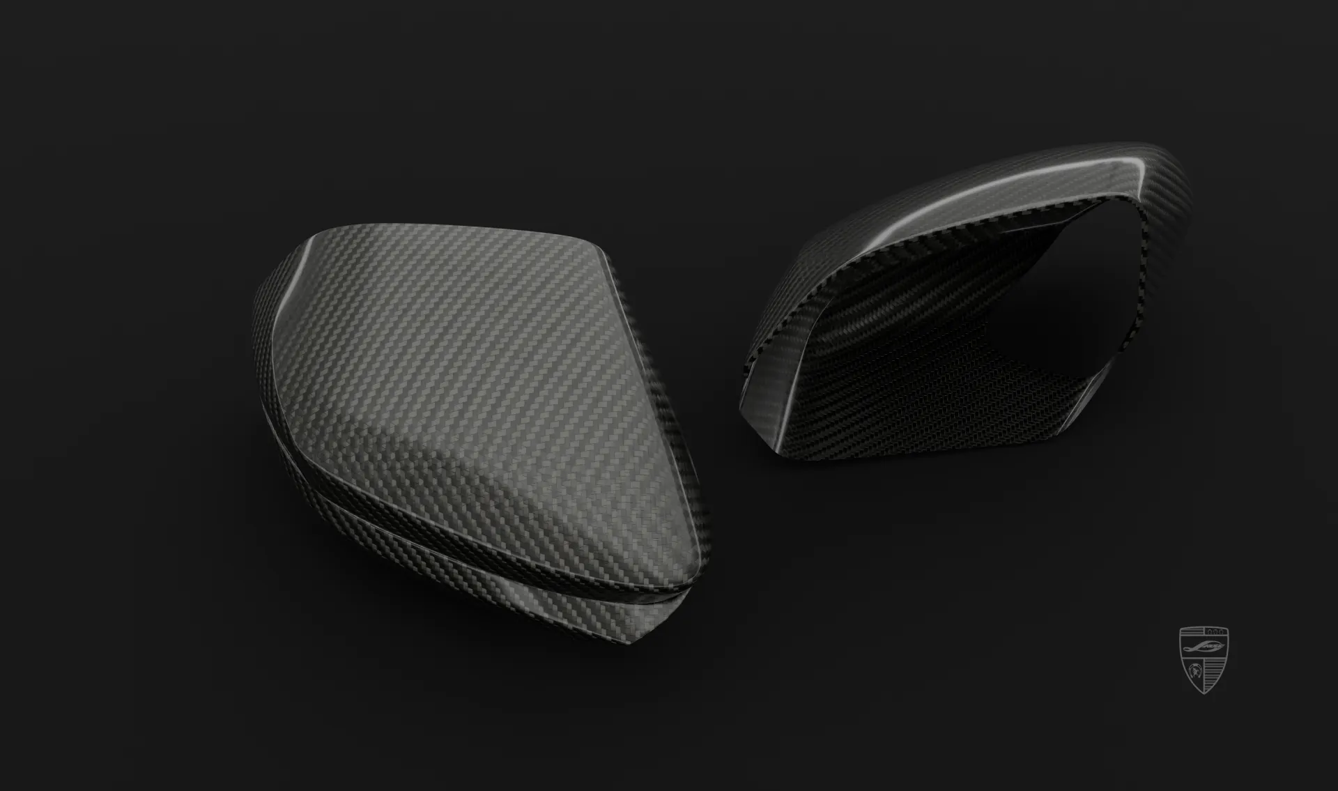 Mirror cap for your Lamborghini URUS SE in a conversion kit from LARTE Design