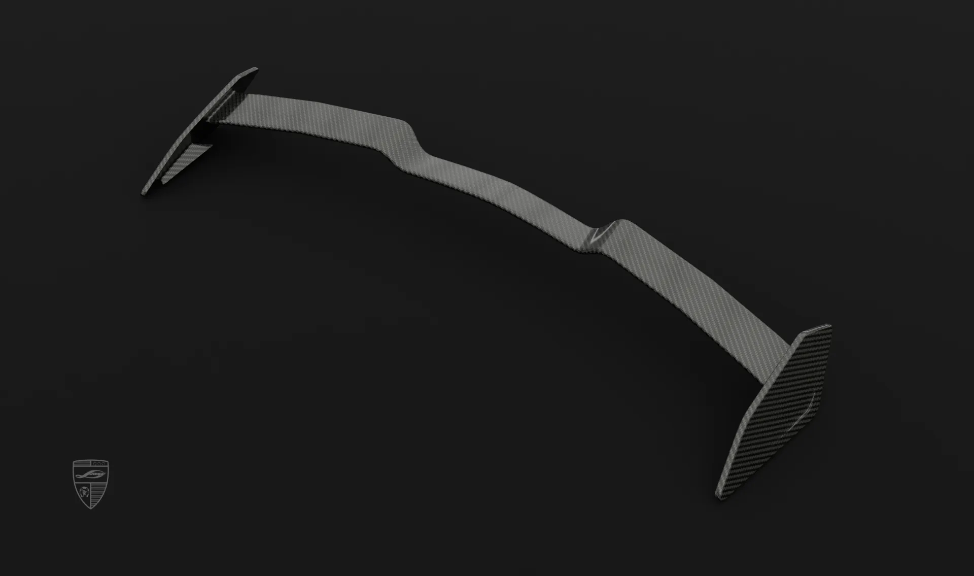 Roof spoiler upgrade for the sports car Lamborghini URUS SE from LARTE Design