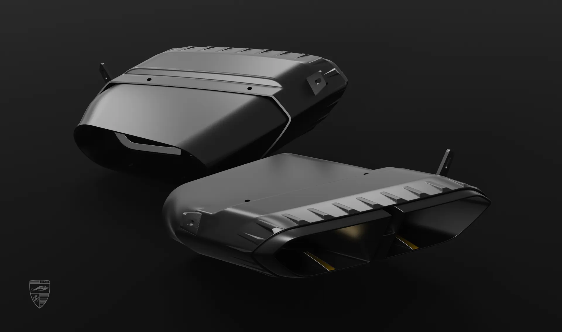 Exhaust tips upgrade for your SUV Lamborghini URUS SE from LARTE Design