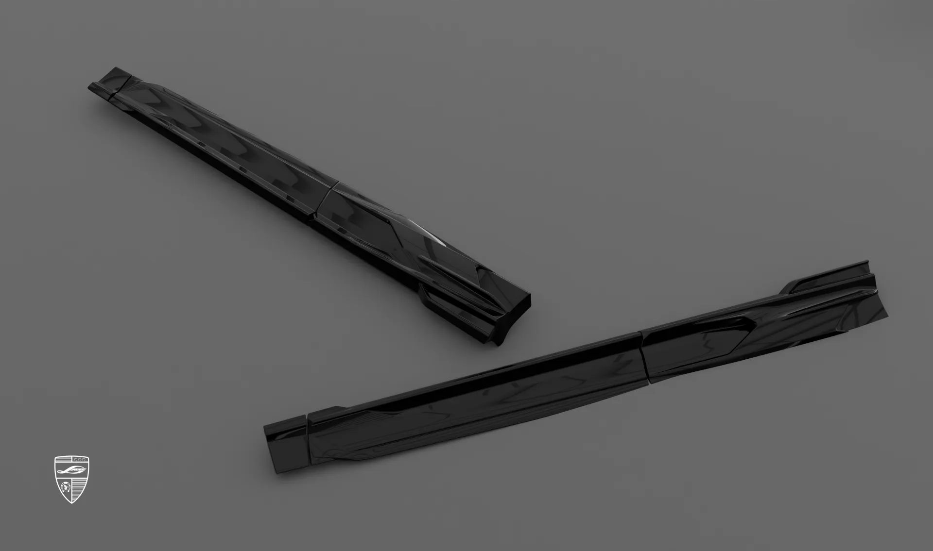 Door moldings upgrade for the luxury car Lamborghini URUS SE from LARTE Design