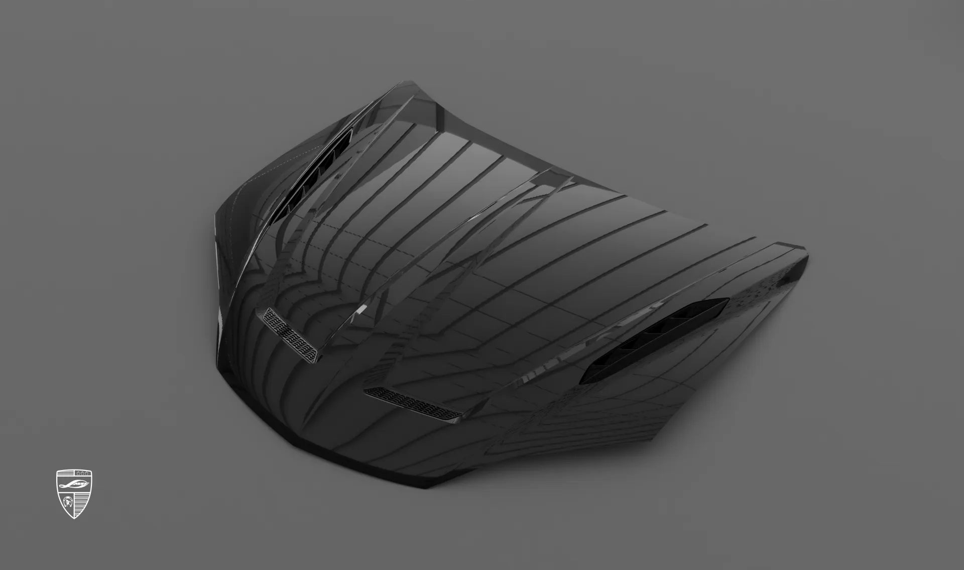 Hood upgrade for the luxury car Lamborghini URUS SE from LARTE Design