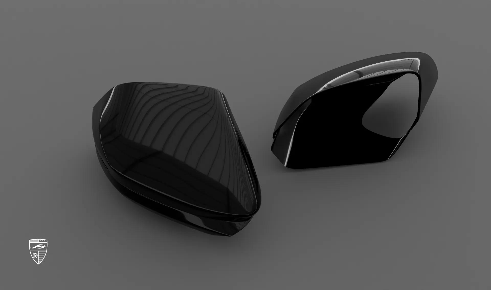 Mirror cap upgrade for the luxury car Lamborghini URUS SE from LARTE Design