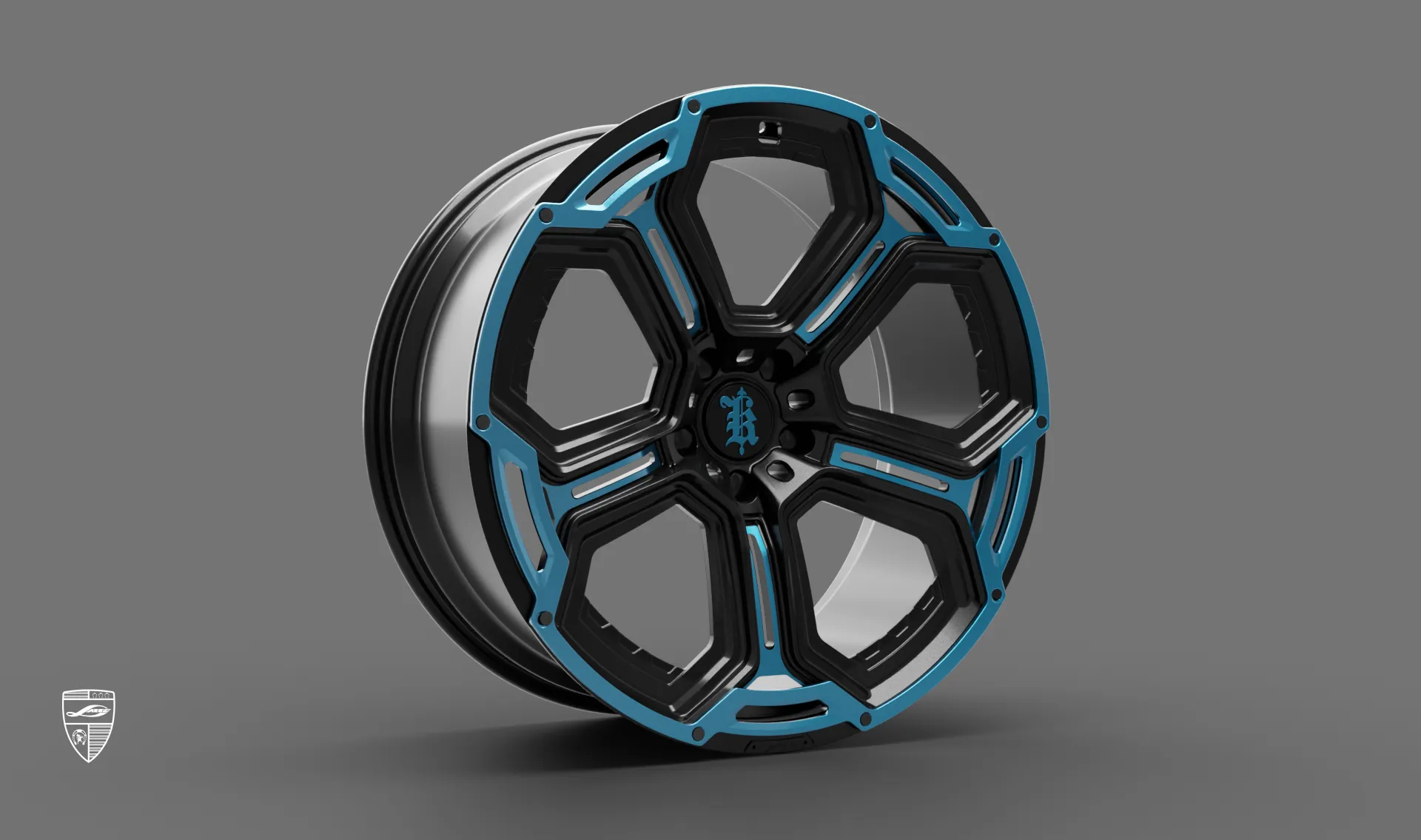 Forged rims upgrade for the sports car Lamborghini URUS SE from LARTE Design