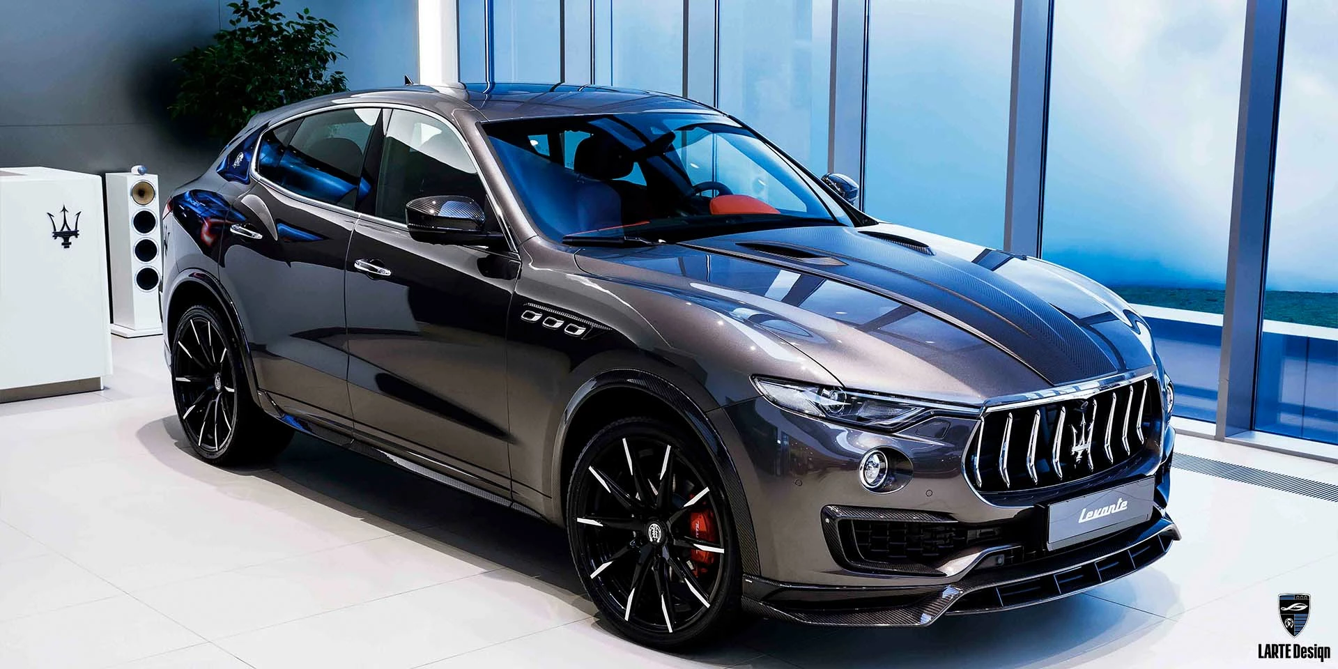 Order carbon fiber body kit for Maserati Levante GT V 8 power 580 hp Gray 2024