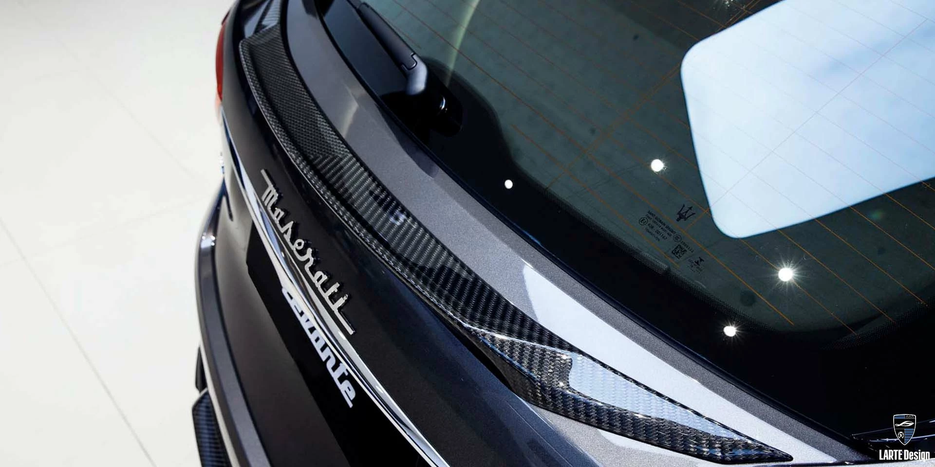 Buy carbon fiber Spoiler top for Maserati Levante GT V 8 power 580 hp Gray 2023