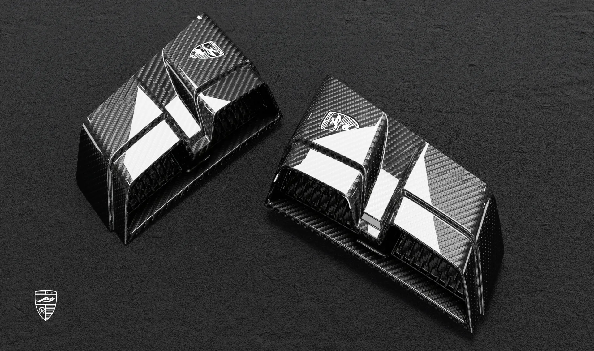 Front fender inserts upgrade for your SUV wide AMG 63 G-Class Facelift from LARTE Design