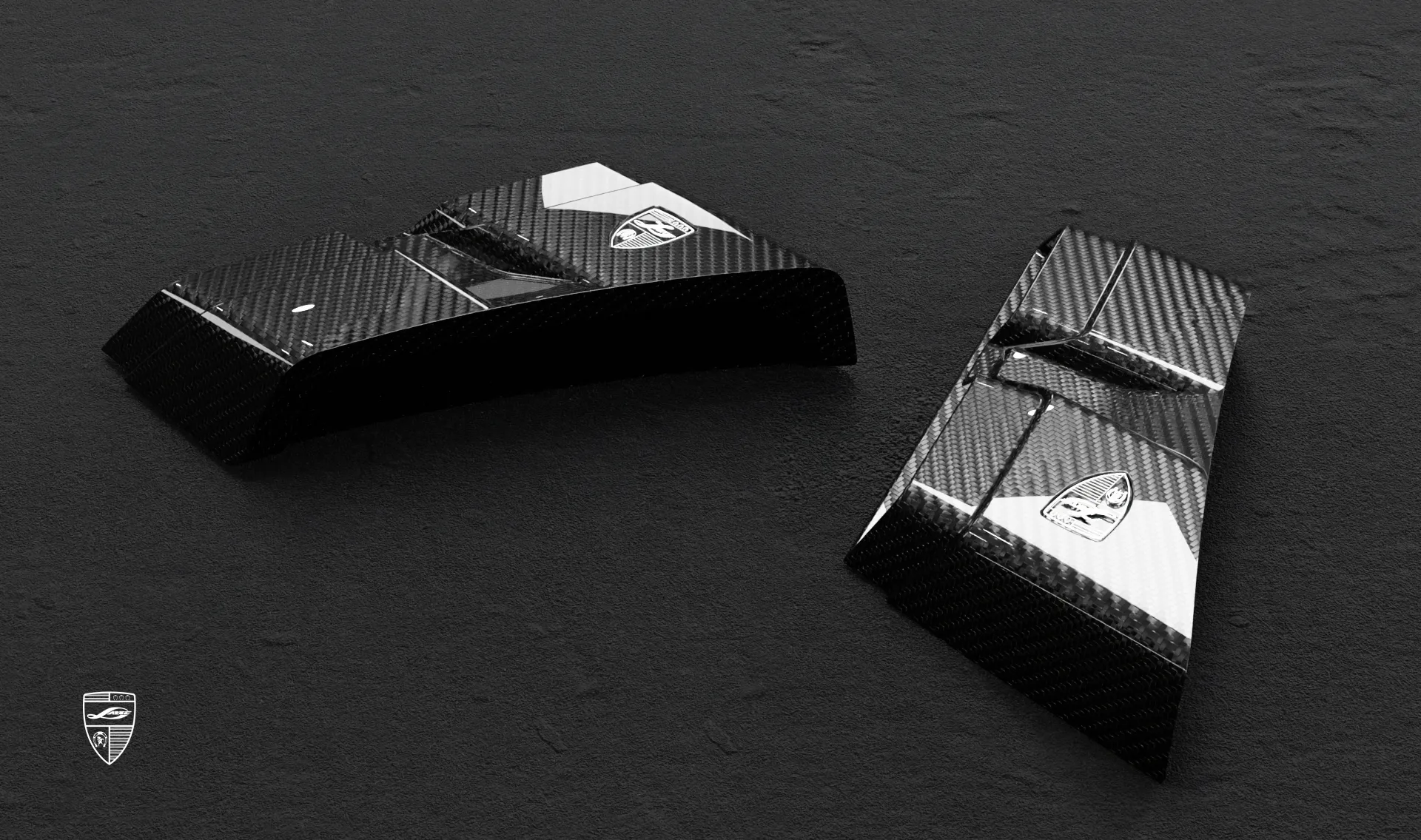 Front fender inserts for your wide AMG 63 G-Class Facelift in the appearance package by LARTE Design