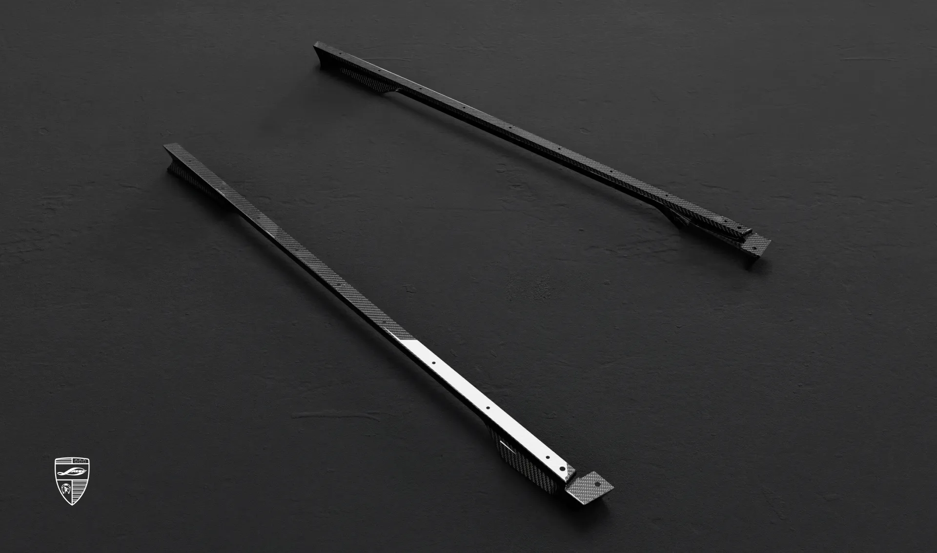 Side skirts upgrade for the family car wide AMG 63 G-Class Facelift from LARTE Design