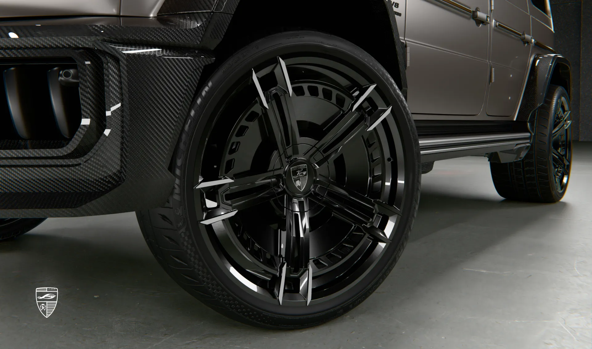 Custom rims for your wide AMG 63 G-Class Facelift in the appearance package by LARTE Design