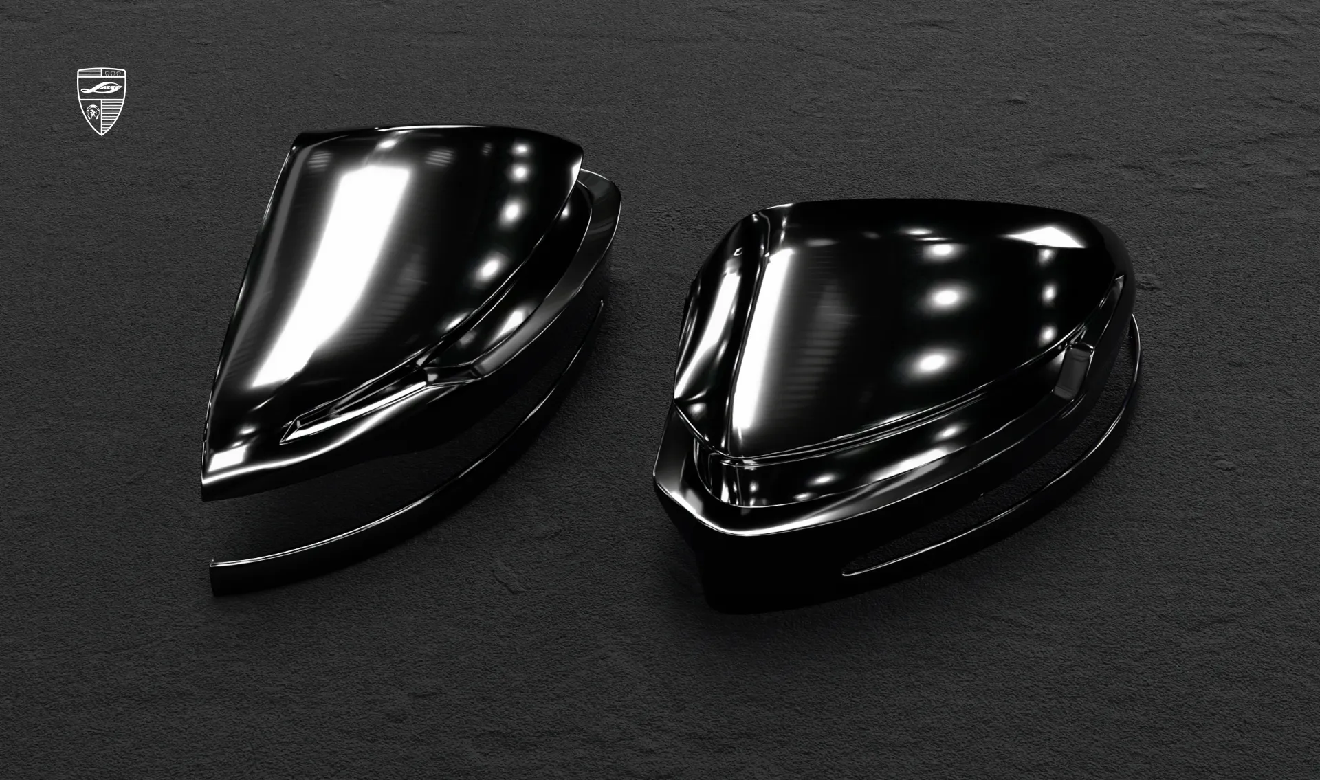 Mirror caps for your wide AMG 63 G-Class Facelift in the appearance package by LARTE Design