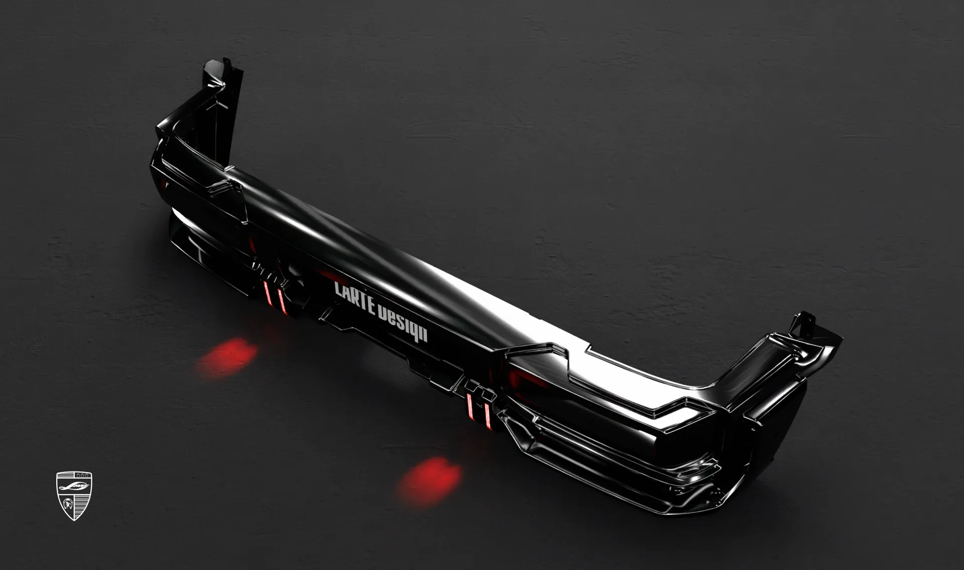 Rear bumper upgrade for your SUV wide AMG 63 G-Class Facelift from LARTE Design
