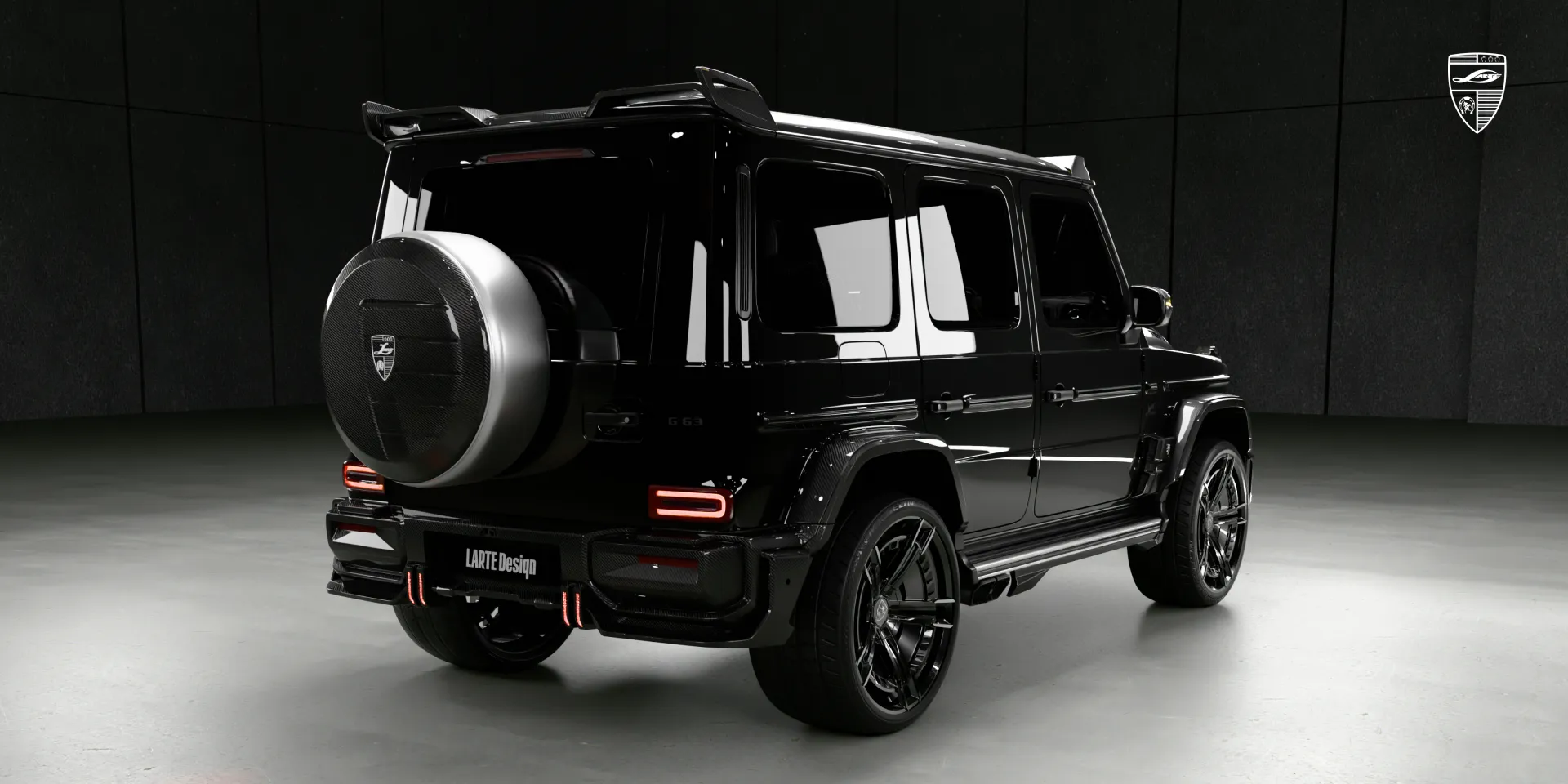 Facelift compatible widebody kit on G 63, full exterior view